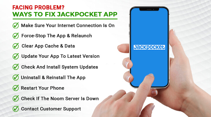 how to fix jackpocket app not working