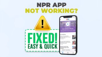 npr app not working