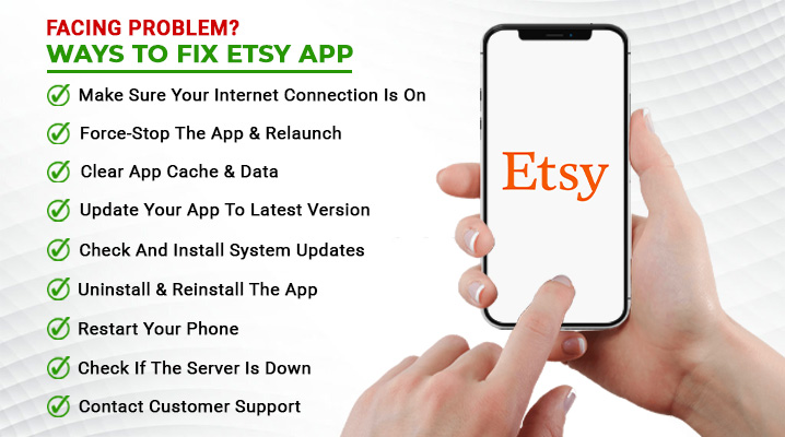 how to fix etsy app not working