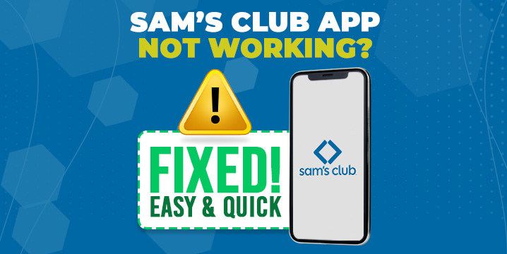 sam's club app not working