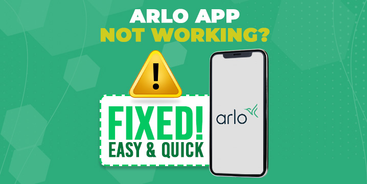 arlo app not working