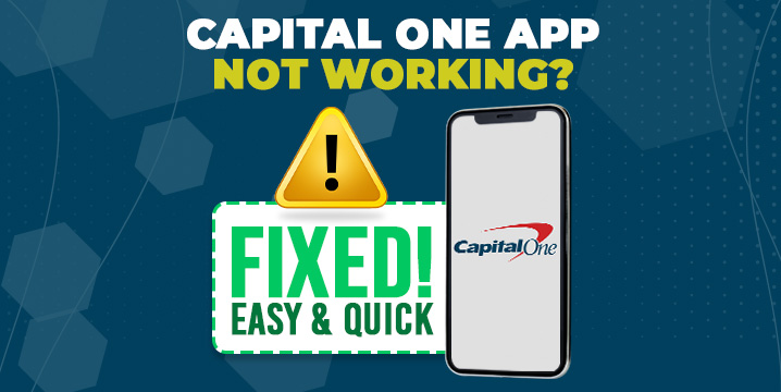 capital one app not working