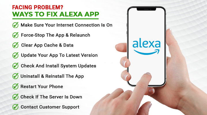 how to fix alexa app not working