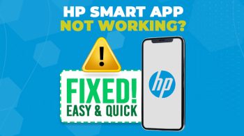 hp smart app not working