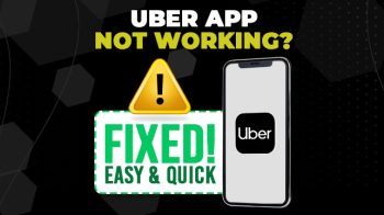 uber app not working