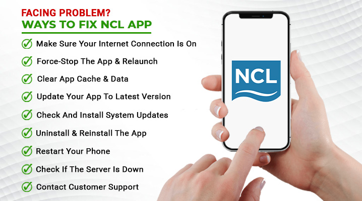 ncl cruise app not working