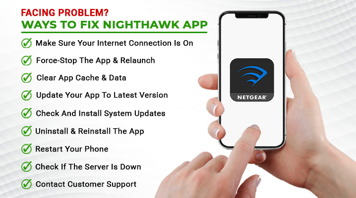 how to fix nighthawk app not working