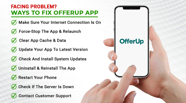 how to fix offerup app not working
