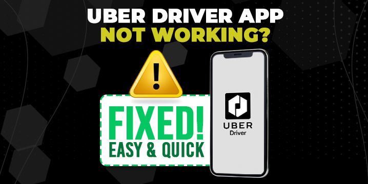 uber driver app not working